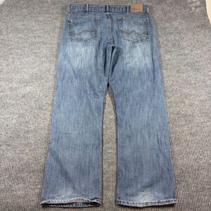 Wrangler Jeans Men's 36x30 Relaxed Straight Leg‎ Blue Denim Casual